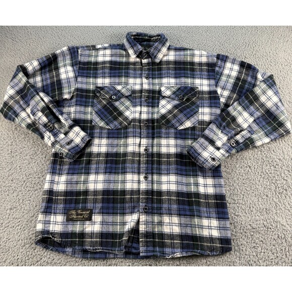 The Vermont Flannel Co Shirt Men's XS BlackWatch Tartan Plaid Button Up - Picture 1 of 11